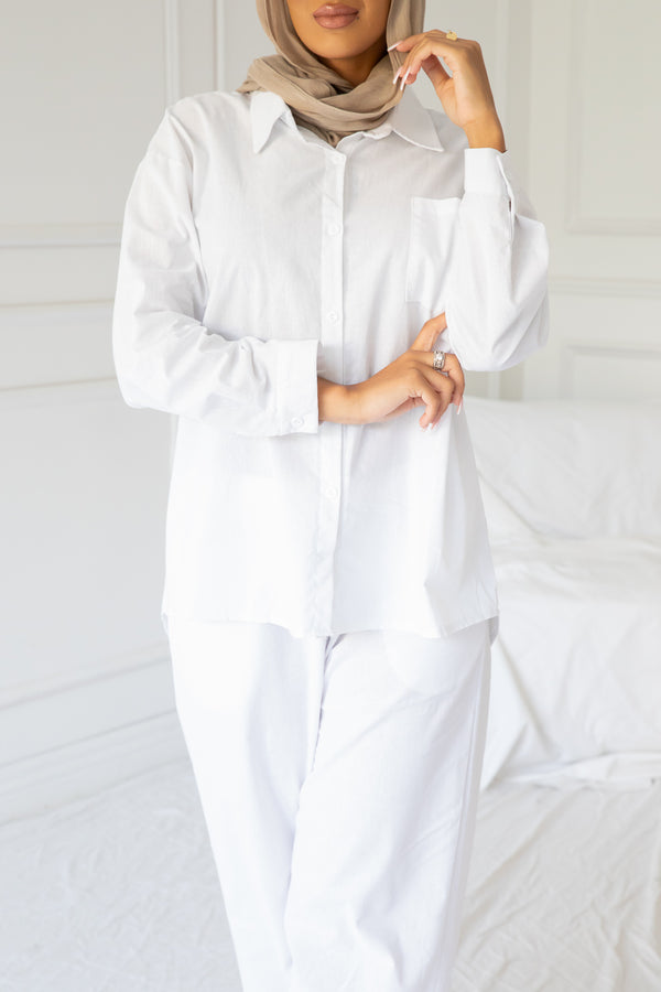 ESPELL LINEN SET | WHITE