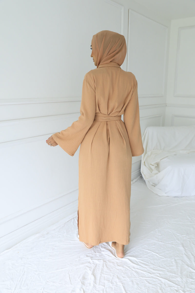 EVE DRESS | CAMEL