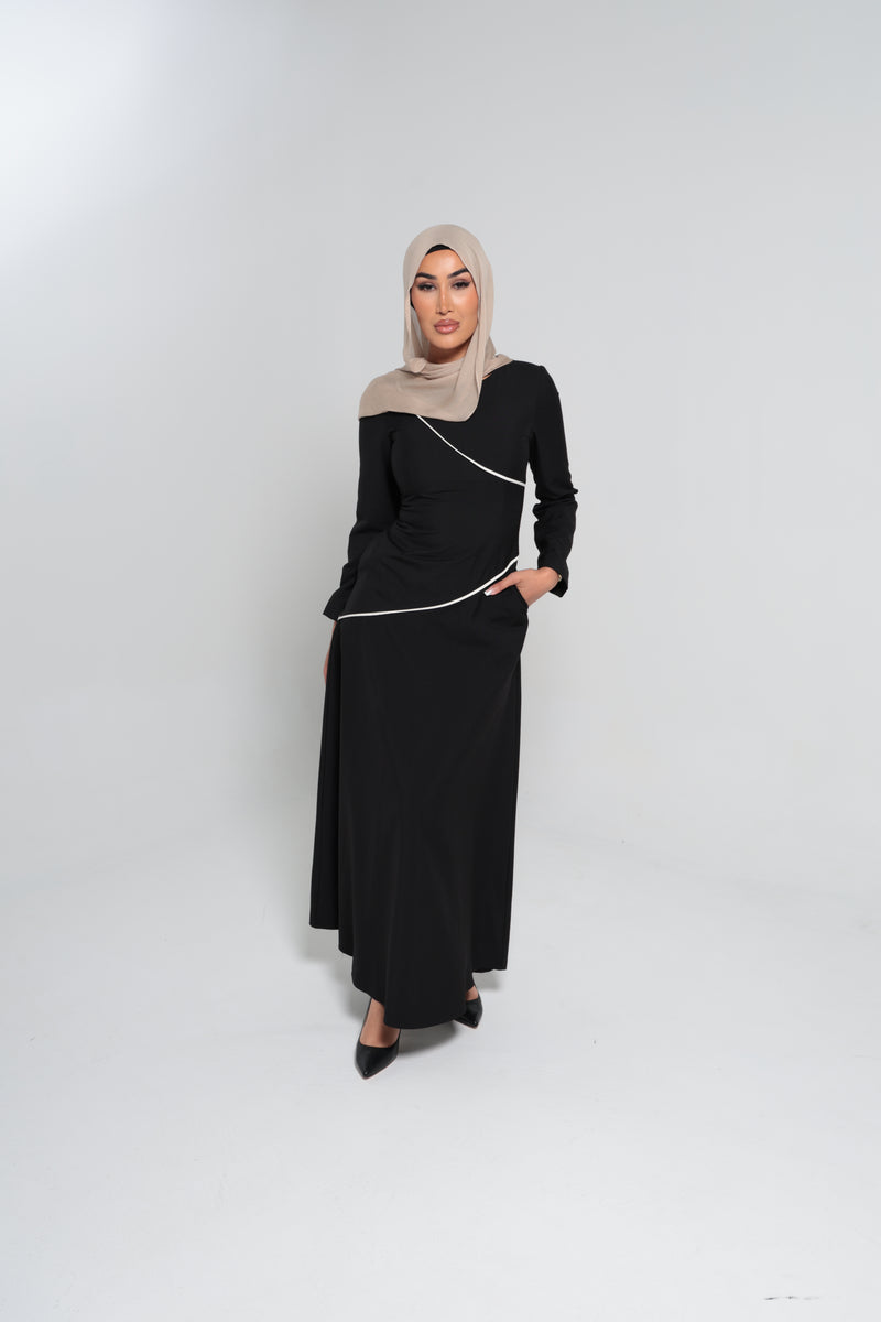 RIYADH MAXI DRESS | BLACK