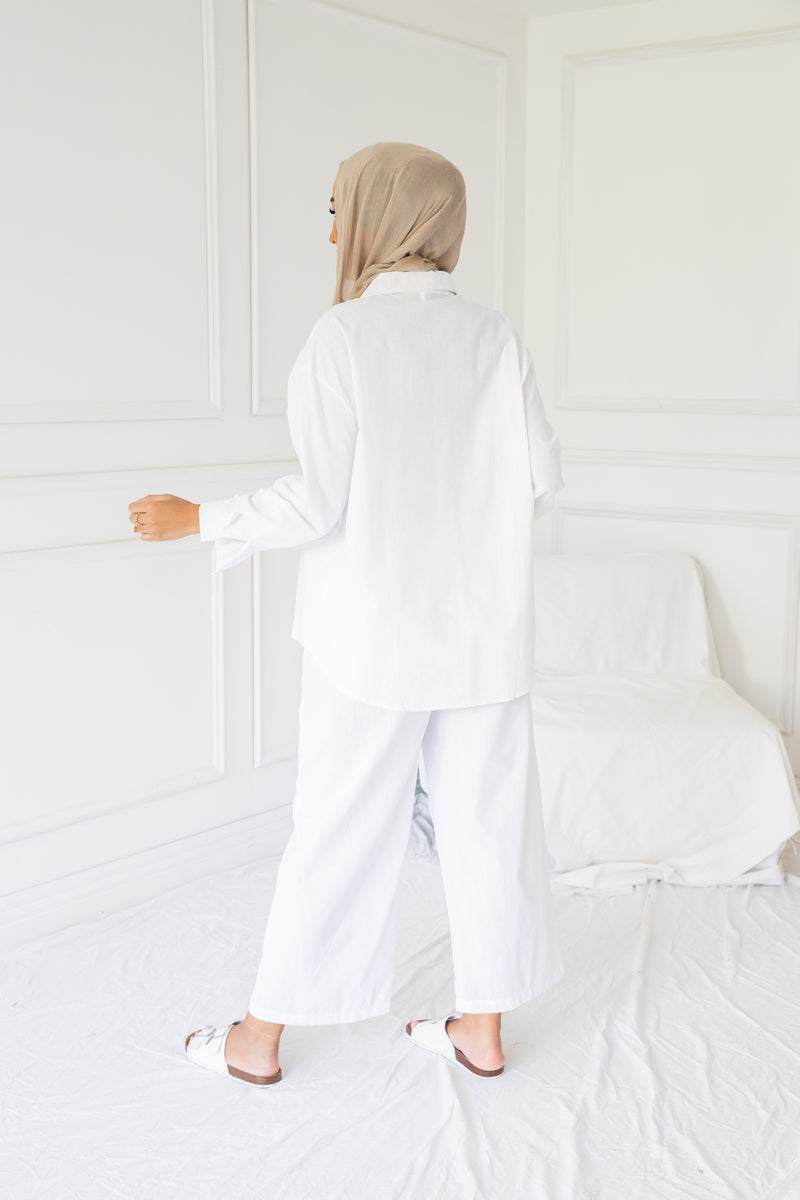 ESPELL LINEN SET | WHITE