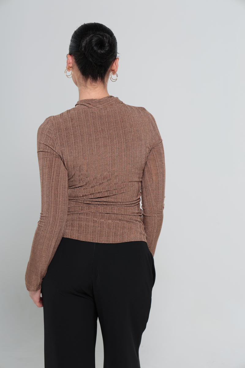 CAPRICE TOP | BROWN