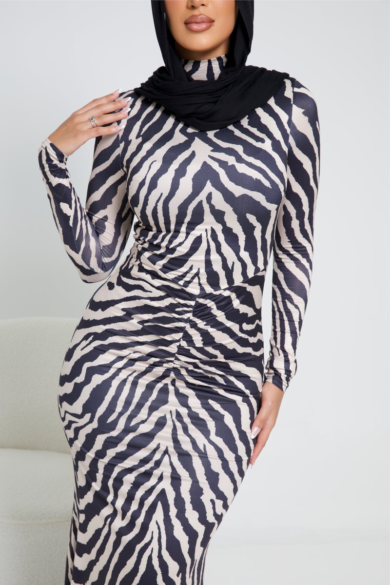 MARIAH MAXI | ZEBRA PRINT