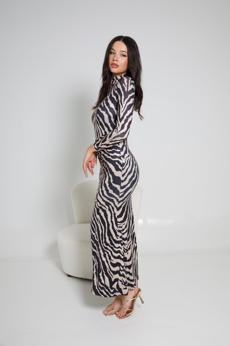 MARIAH MAXI | ZEBRA PRINT