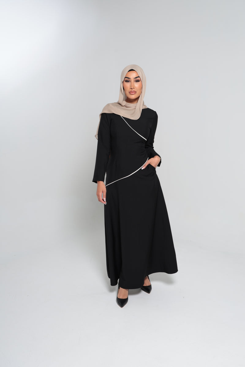 RIYADH MAXI DRESS | BLACK