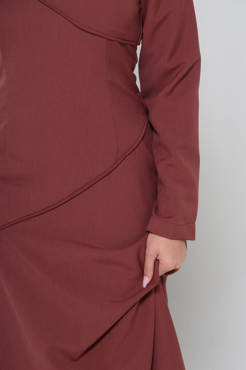 RIYADH MAXI DRESS | MAROON