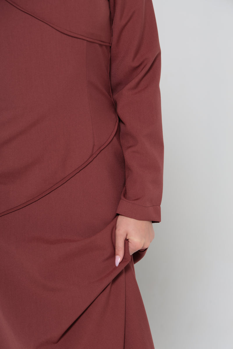 RIYADH MAXI DRESS | MAROON