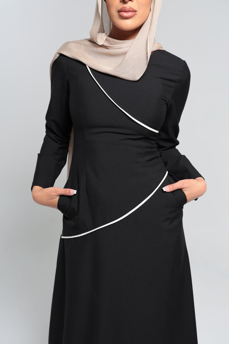 RIYADH MAXI DRESS | BLACK