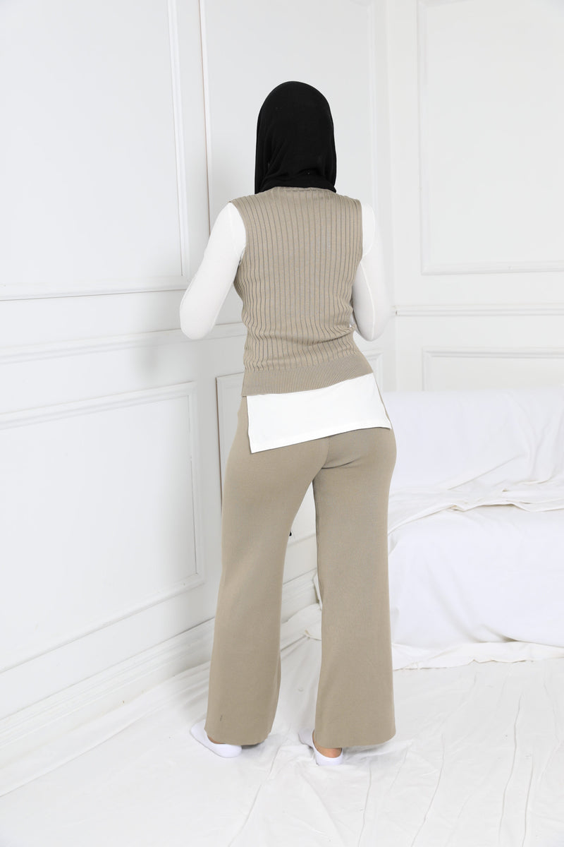 MISTRESS KNIT SET | BEIGE