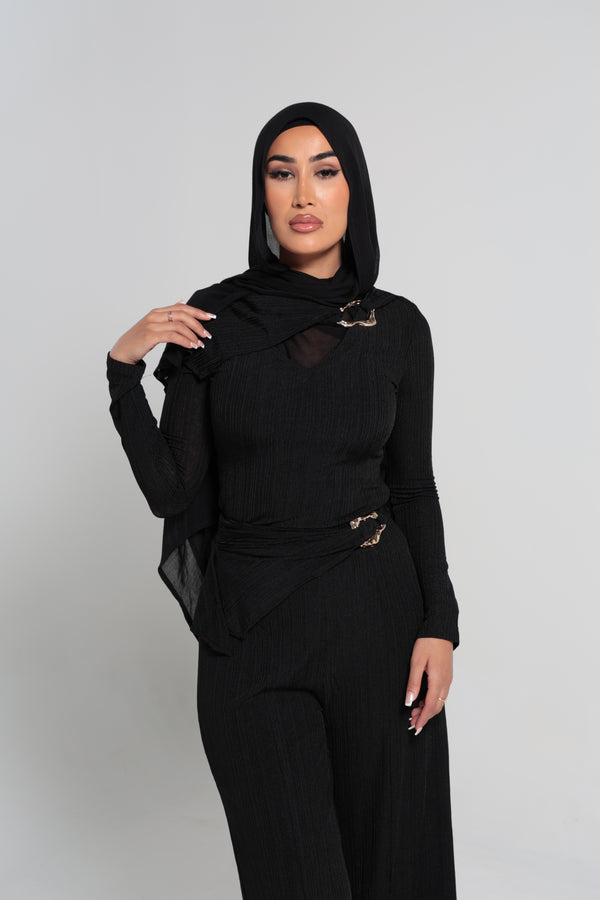 CAPRICE TOP | BLACK