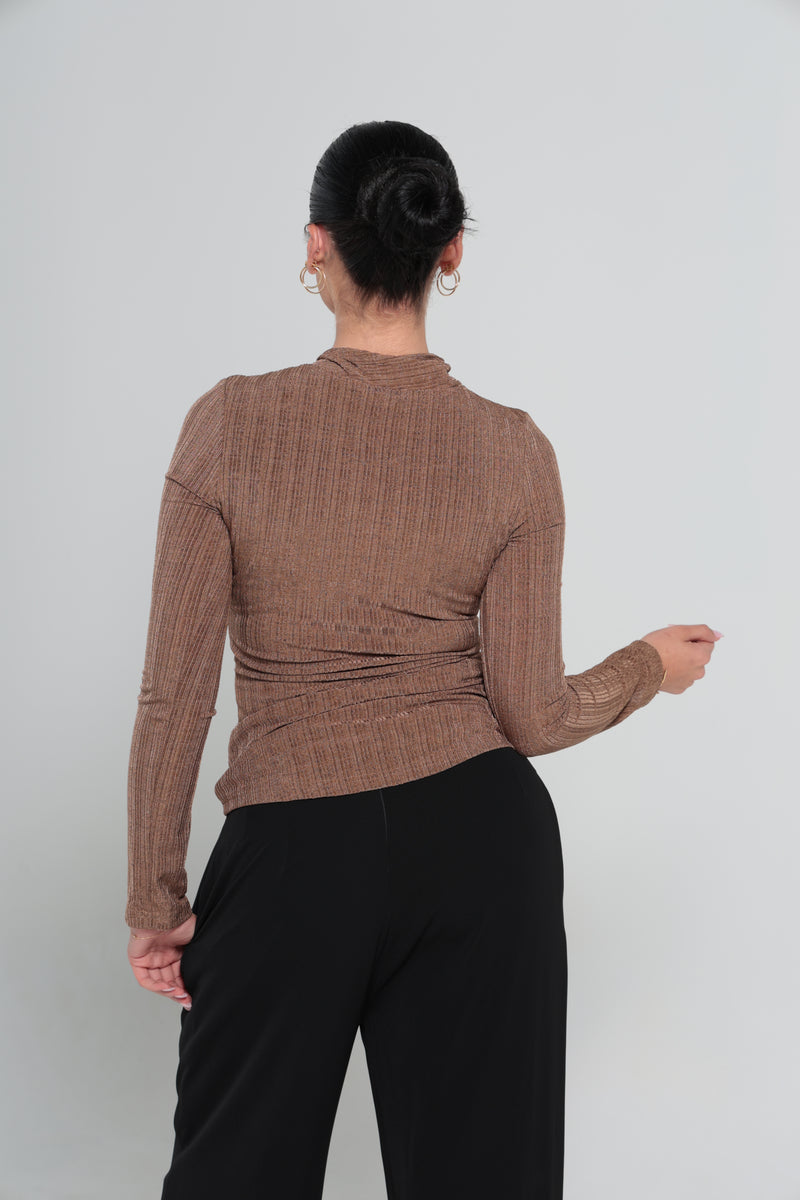 CAPRICE TOP | BROWN