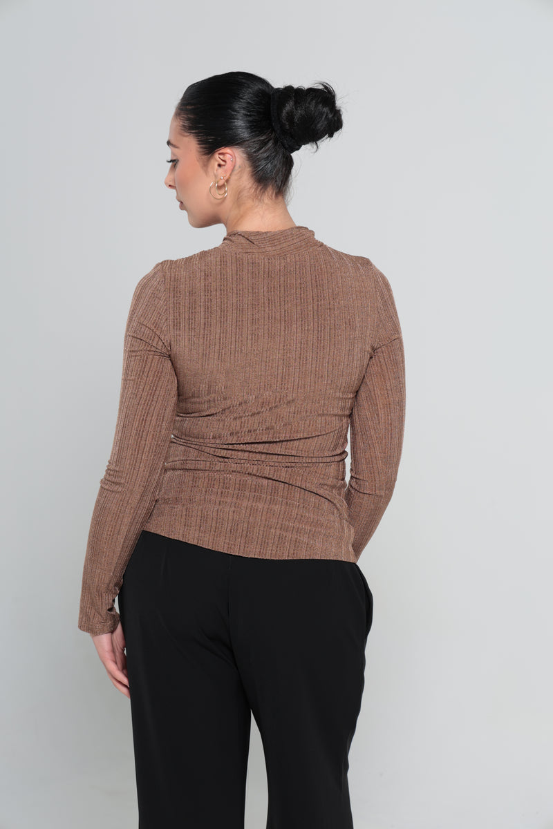 CAPRICE TOP | BROWN