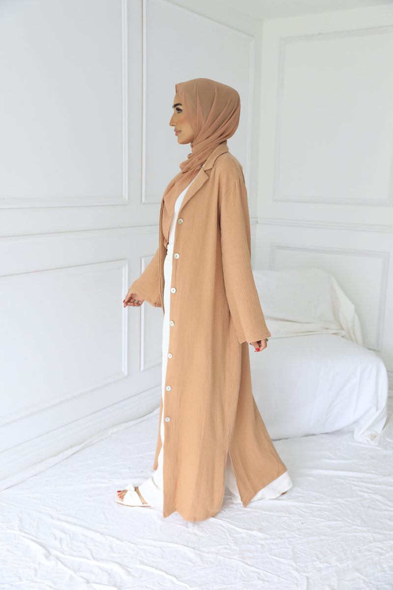 EVE DRESS | CAMEL