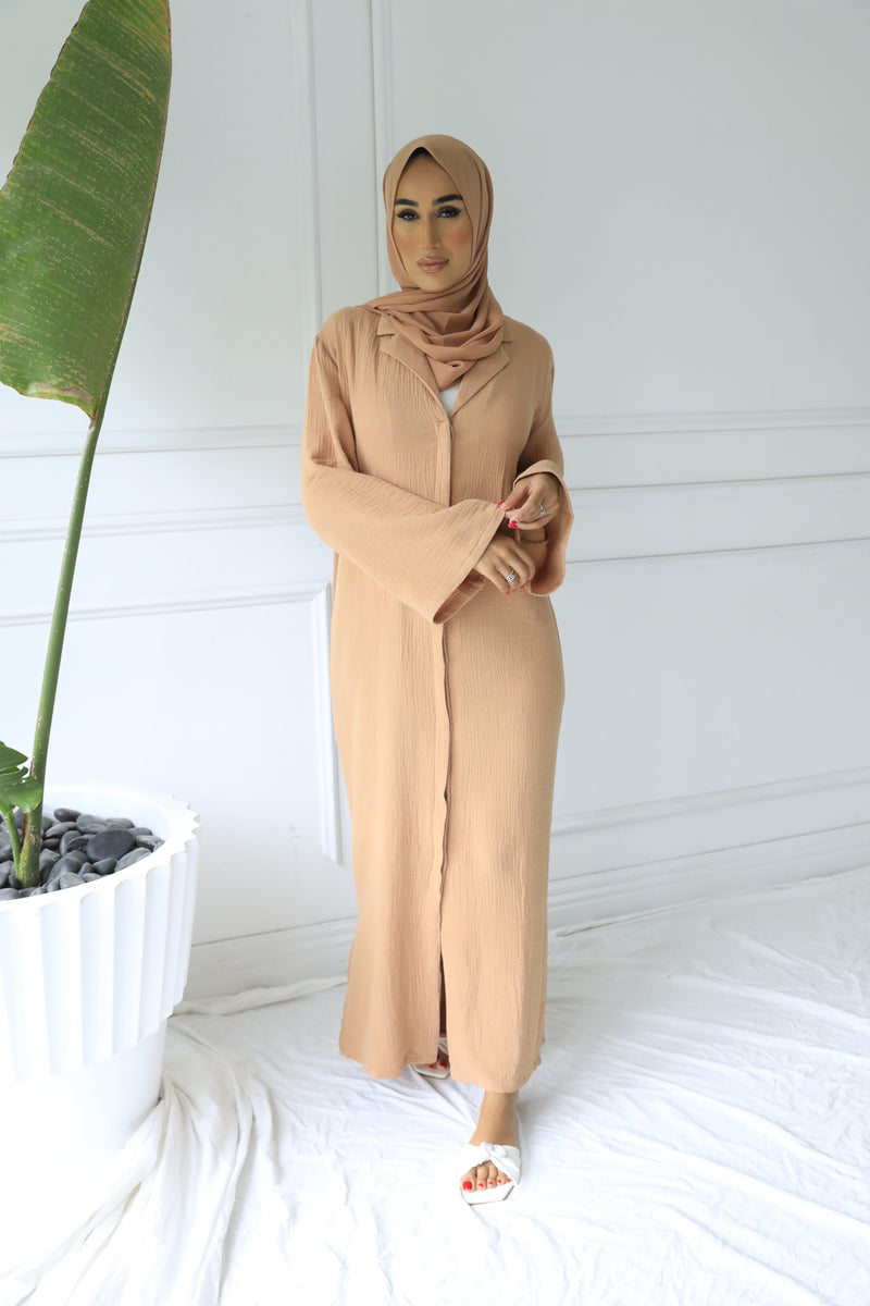 EVE DRESS | CAMEL