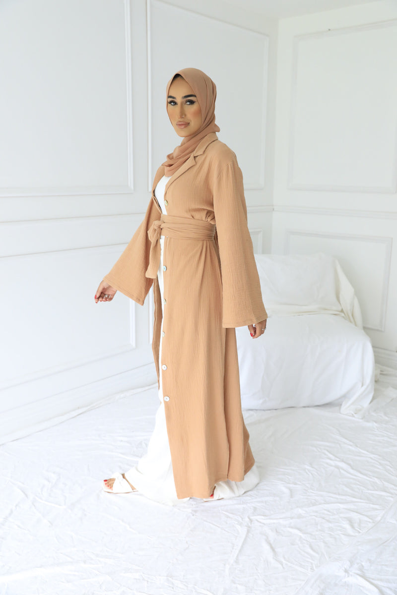 EVE DRESS | CAMEL