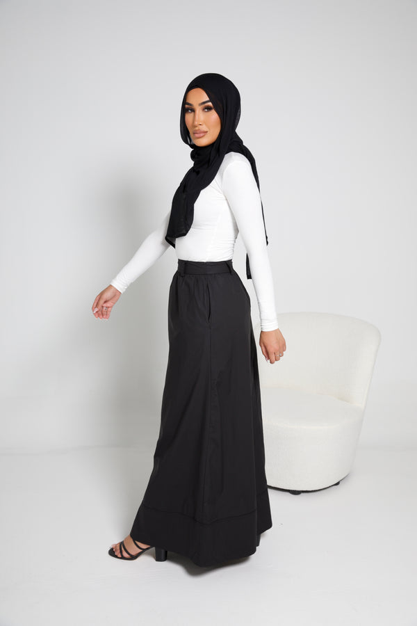 LOPEZ MAXI SKIRT | BLACK