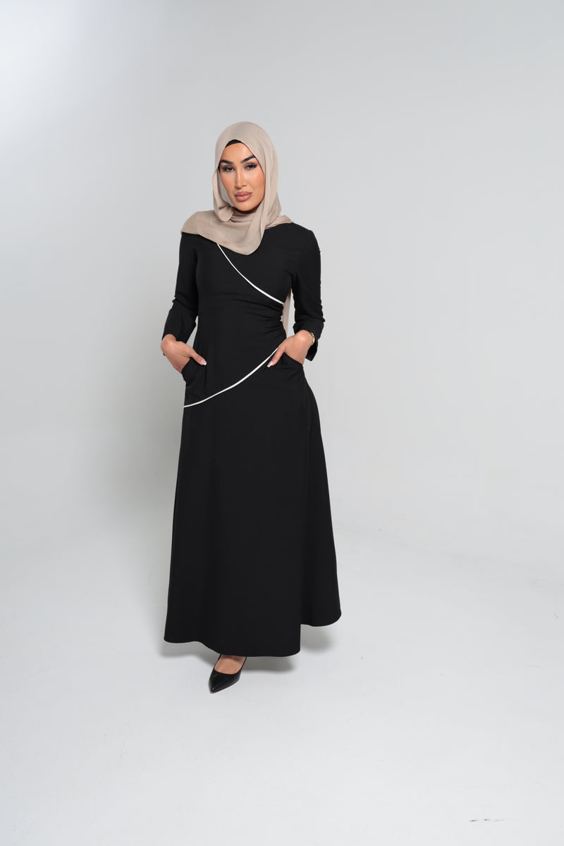 RIYADH MAXI DRESS | BLACK