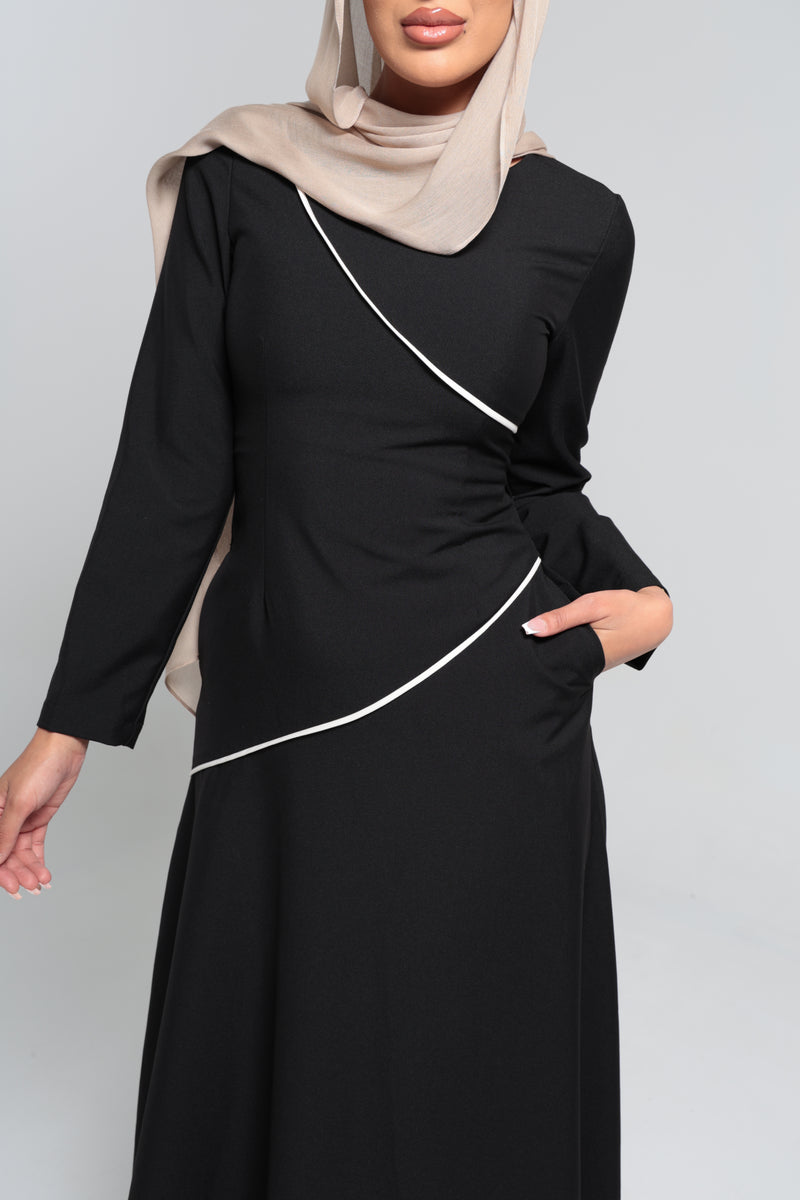 RIYADH MAXI DRESS | BLACK