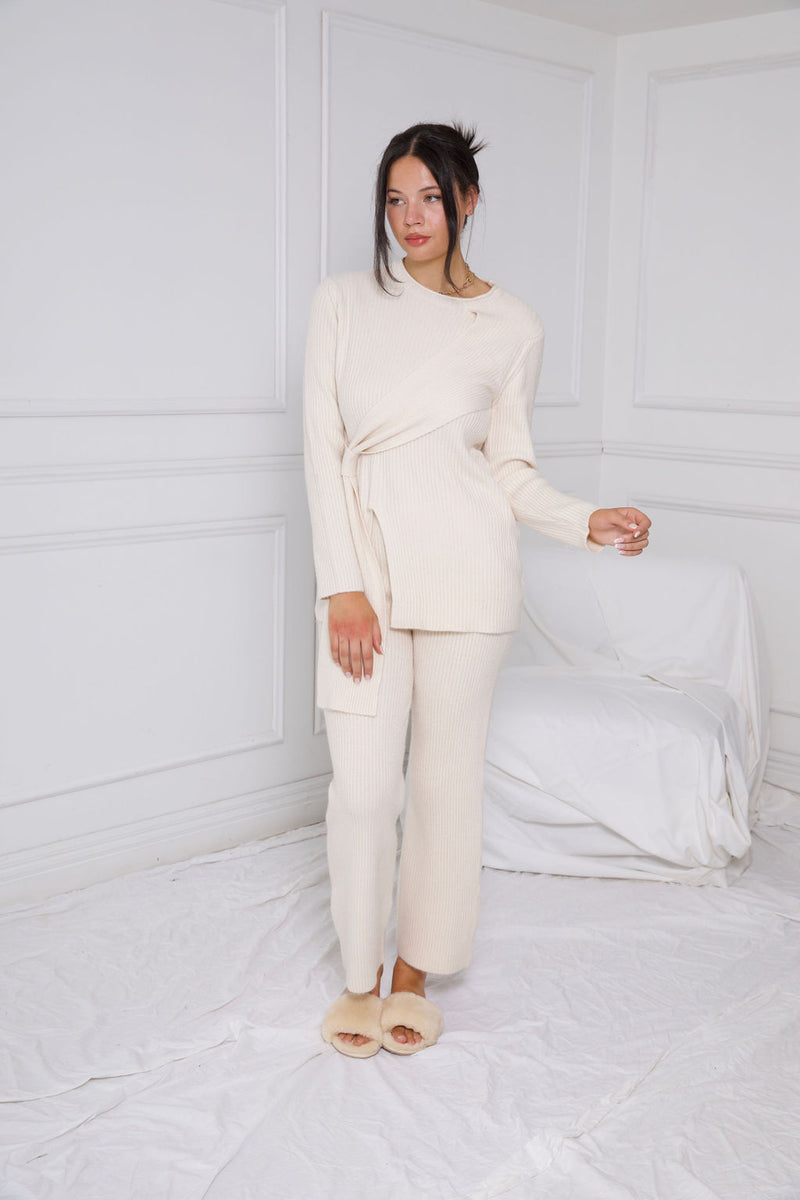 DEFINE KNIT SET | CREAM