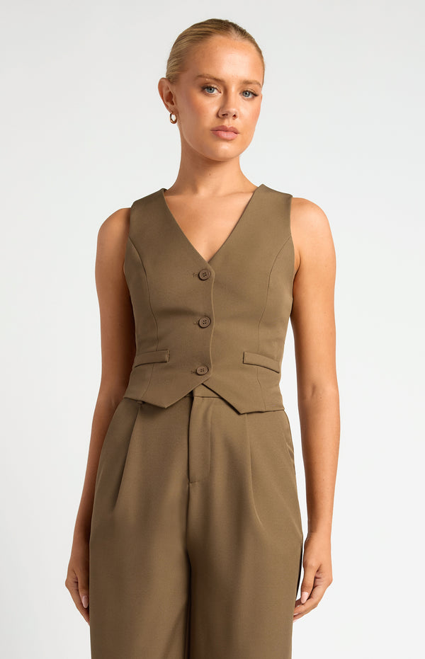 KACHEL VEST | OLIVE