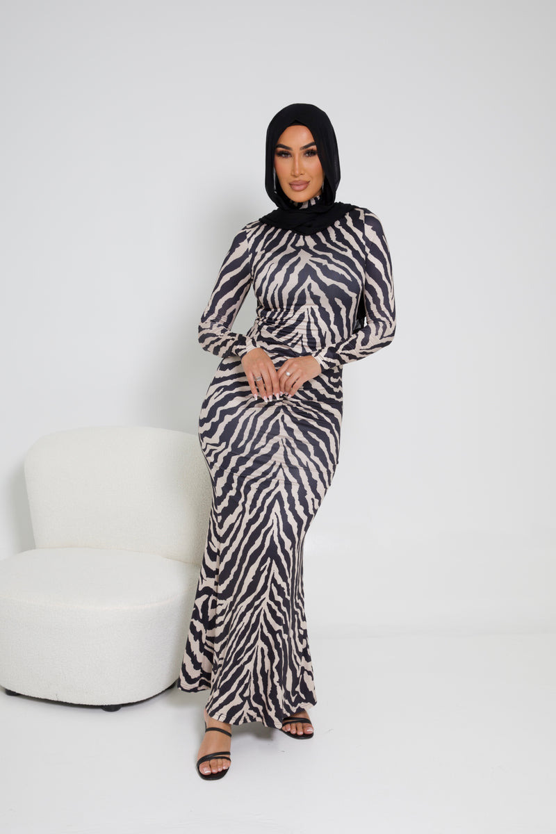 MARIAH MAXI | ZEBRA PRINT
