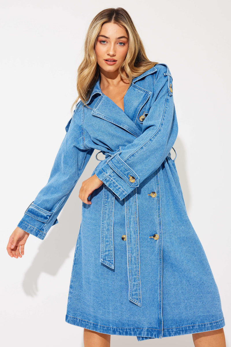 DENMARK DENIM TRENCH