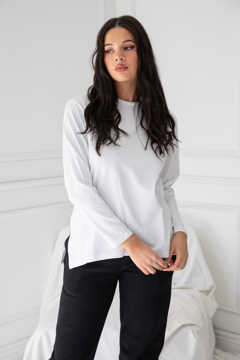 LAURENT TOP | WHITE