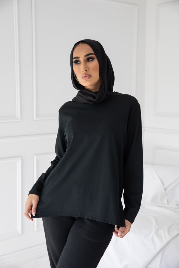 LAURENT TOP | BLACK