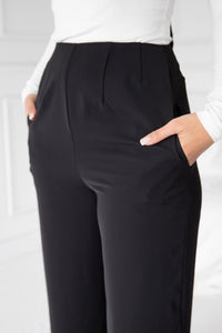 CHANEL HIGH WAISTED PANTS | BLACK