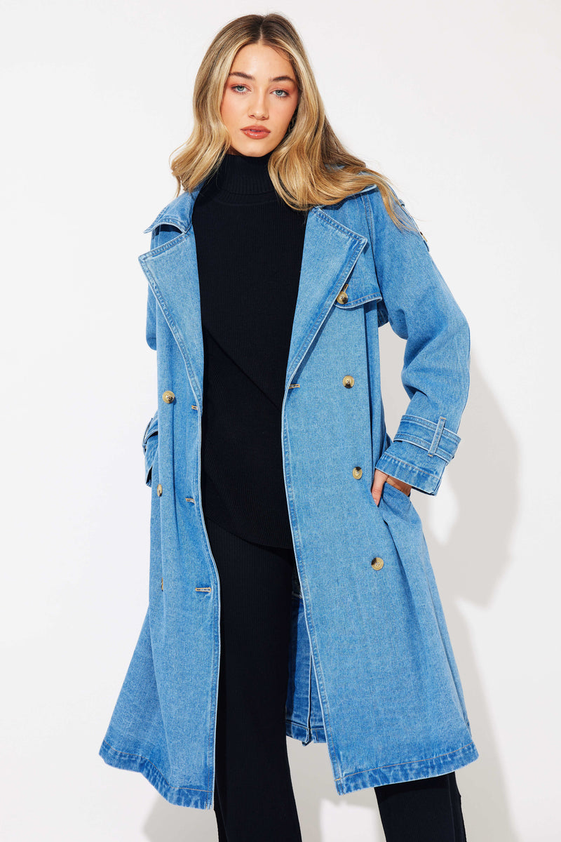 DENMARK DENIM TRENCH