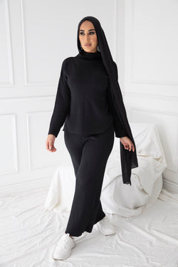 MONDELL KNIT SET | BLACK