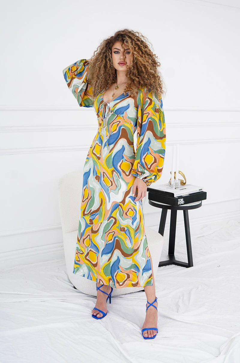 NAYMA PAINT DRESS