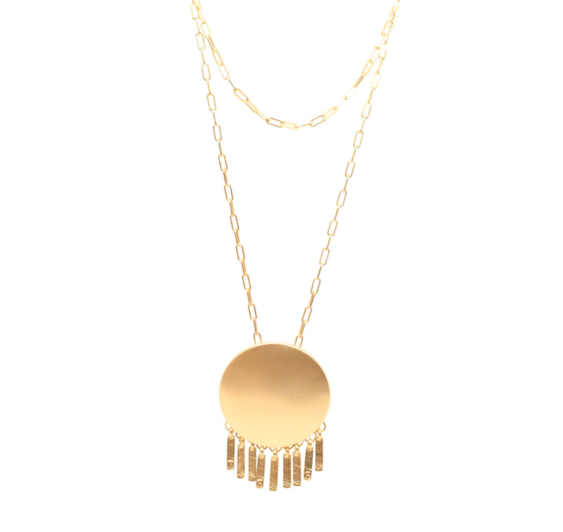 SOFIA LAYERED STATEMENT NECKLACE