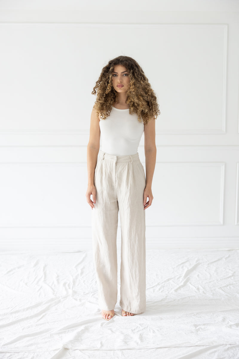 CASTILLE LINEN PANTS