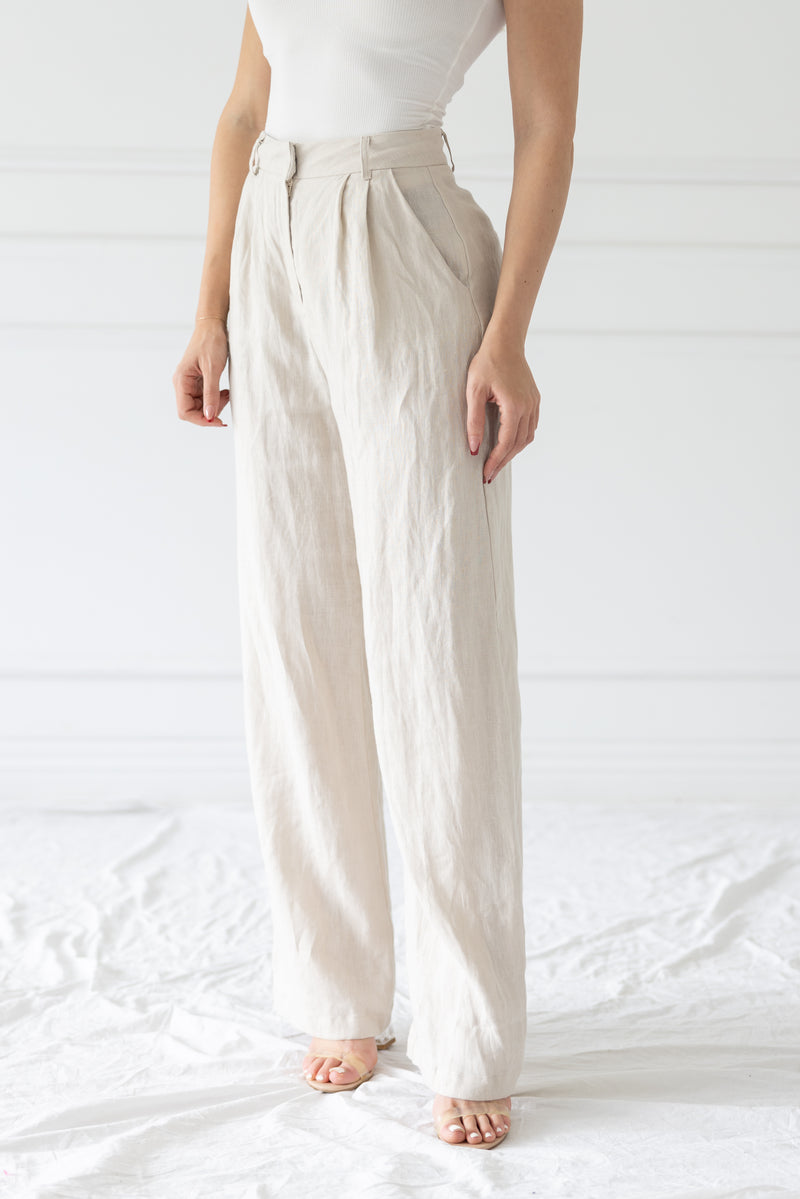 CASTILLE LINEN PANTS