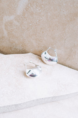 Borsa Earrings - Silver