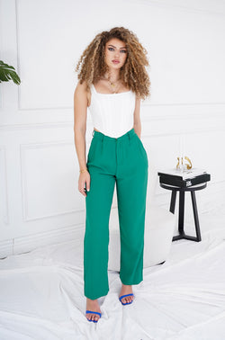 CHARMAYNE PANTS | GREEN